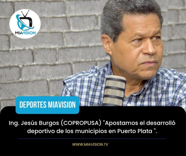 Ing. Jesús Burgos (COPROPUSA) «Apostamos el desarrolló deportivo de los municipios en Puerto Plata «.