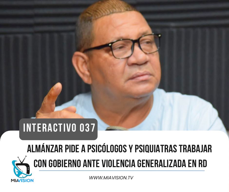Almánzar pide a psicólogos y psiquiatras trabajar con Gobierno ante violencia generalizada en RD