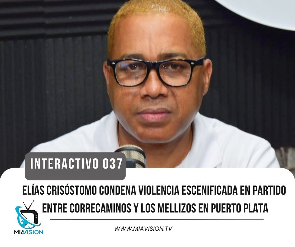 Elías Crisóstomo condena violencia escenificada en partido entre Correcaminos y los Mellizos en Puerto Plata
