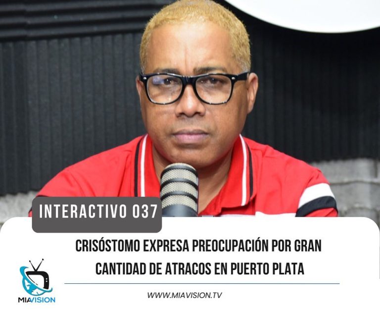 Crisóstomo expresa preocupación por gran cantidad de atracos en Puerto Plata