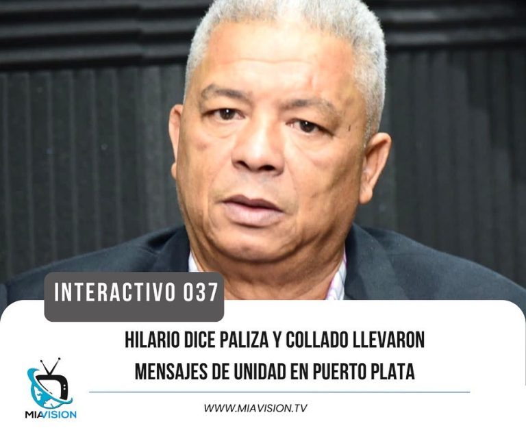 Hilario dice Paliza y Collado llevaron mensajes de unidad en Puerto Plata