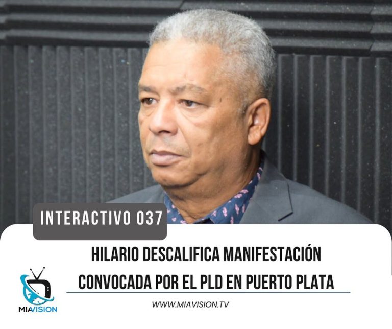 Hilario descalifica manifestación convocada por el PLD en Puerto Plata