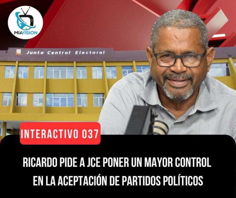 Ricardo pide a JCE poner un mayor control en la aceptación de partidos políticos