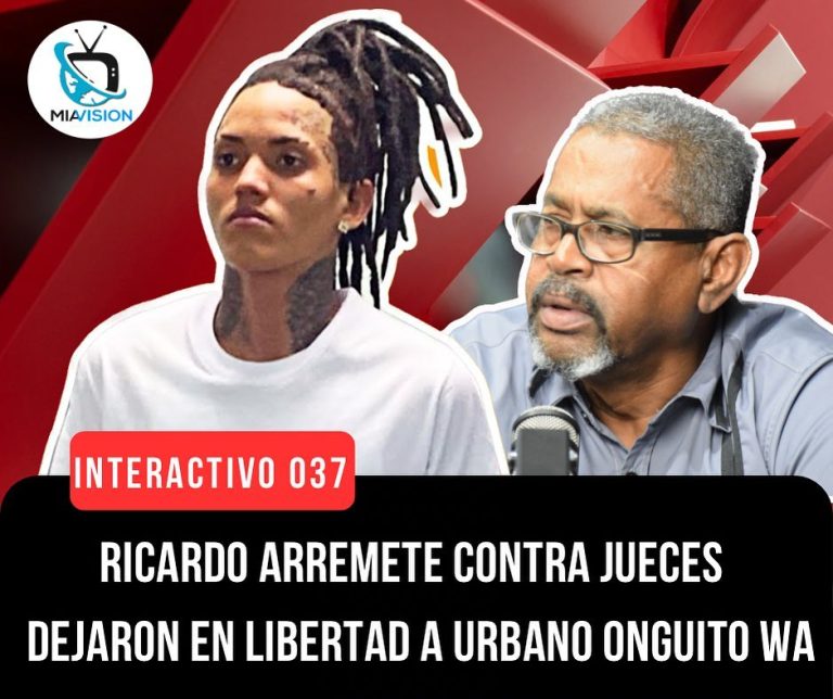 Ricardo arremete contra jueces que dejaron en libertad a urbano Onguito Wa