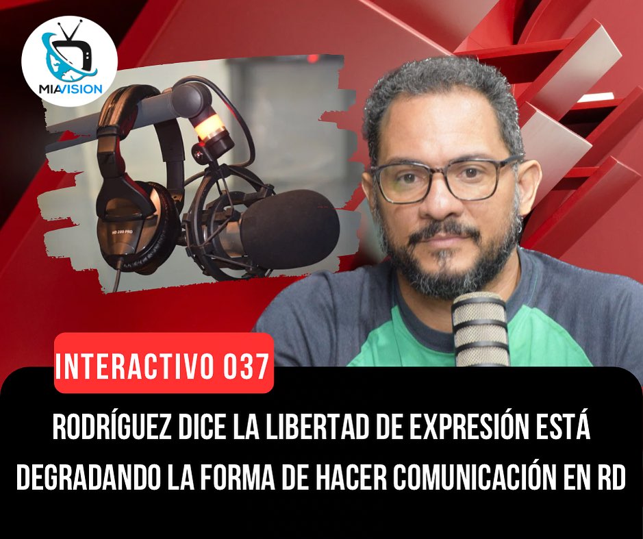 Rodríguez dice la libertad de expresión está degradando la forma de hacer comunicación en RD